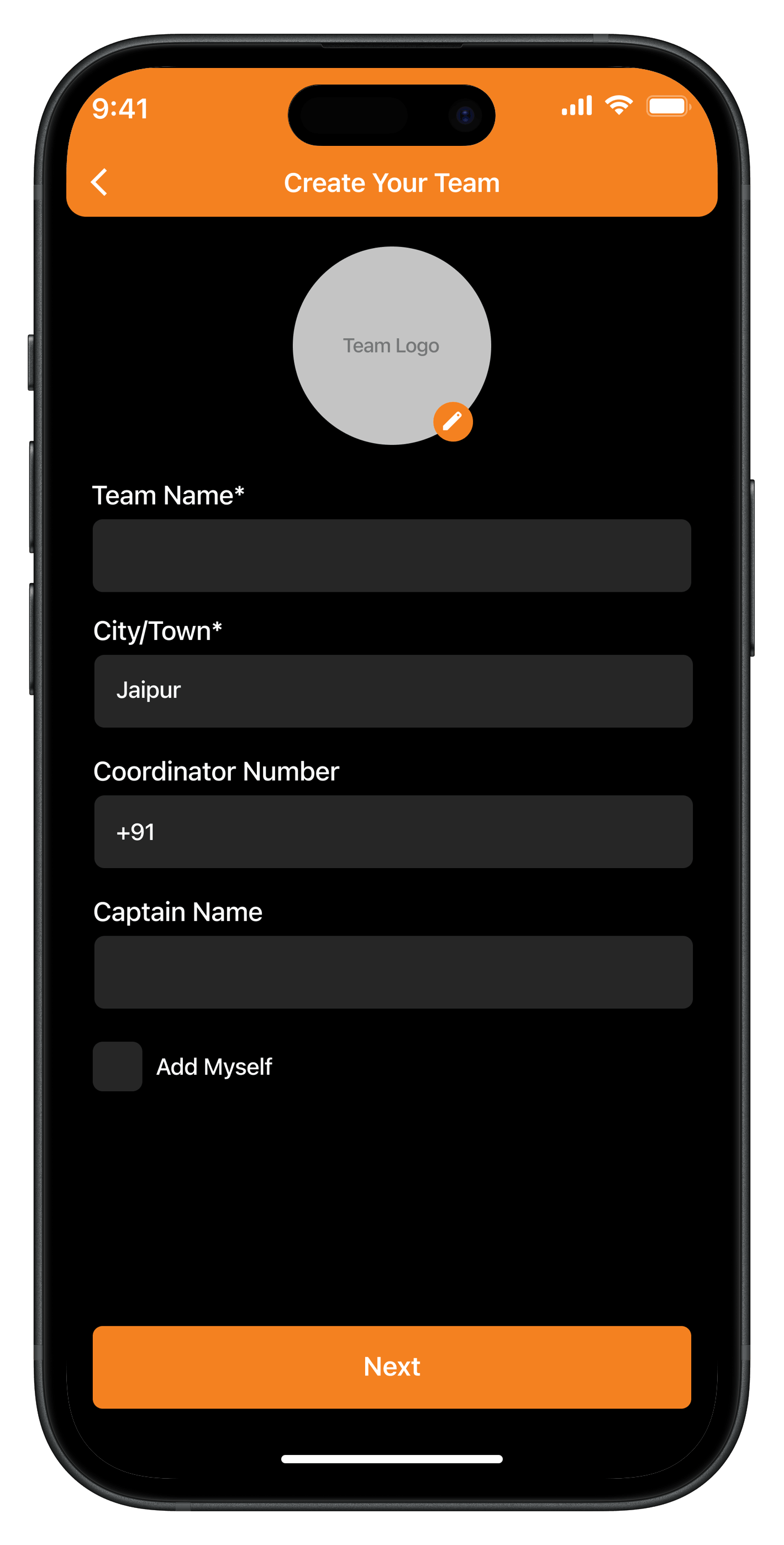 Easy Team Creation